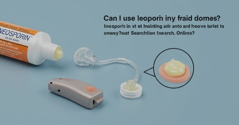 Can I Use Neosporin in My Hearing Aid Domes