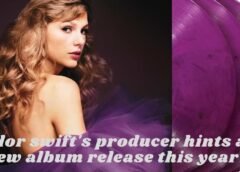 "Taylor Swift's producer hints at the release of a new album in 2025, generating buzz among fans."